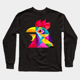 Funky Rooster Long Sleeve T-Shirt